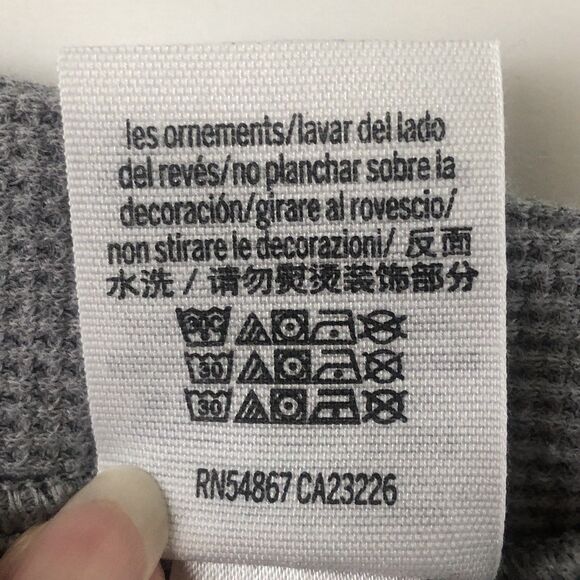 Victoria’s Secret Pink Women’s Sleepwear Waffle Knit Racer Back Tank Gray XS - Picture 12 of 13